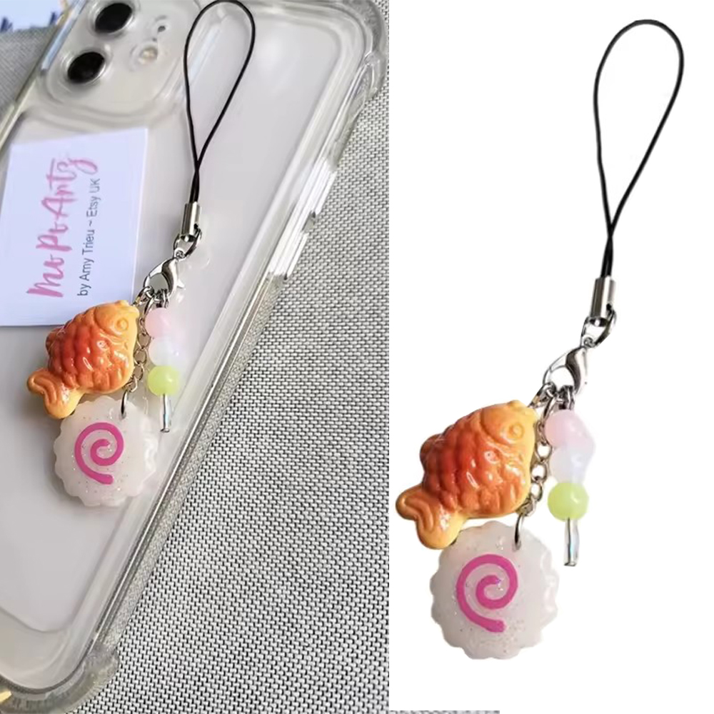 Cute Acrylic Pink Squid Roll P - Tteokbokki Rice Cake 评论和价格